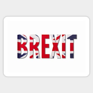 Brexit created from the Union Jack Sticker